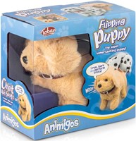 Tobar Hund Kuscheltier Flipping Puppy Labrador interaktives Spielzeug