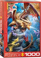 Eurographics puzzle Anne Stokes - Drachen Clan - 1000 Teile-2
