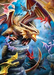 Eurographics Puzzle Dragon Clan - Anne Stokes - 1000 Teile Fantasy