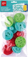 APLI Kids Stempel Tiere - Evafoam Kreativspielzeug Set 10 Stück