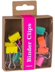 APLI Kids Foldback Clips Fluor Kollektion 12 Stück buntes Spielzeug
