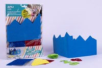 APLI Kids Geburtstagskrone blau aus Schaumstoff für Kinder - personalisierbar-2