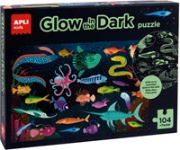 APLI Kids APLI – Ocean Puzzle Glow in the Dark 104-teilig + Poster