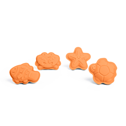 Bigjigs Apricot Orange Charakter Sandförmchen