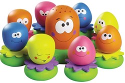 Tomy Badespielzeug Octopus Familie - buntes Wasserspielzeug