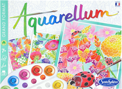 Sentosphère Aquarell Malset Blumen für Kinder und Erwachsene