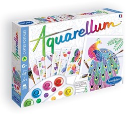 Sentosphère Aquarellmalerei - Aquarellum Junior Postkarten Tiere Set