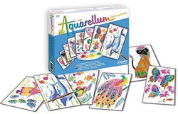Sentosphère Aquarellmalerei - Aquarellum Junior Postkarten Tiere Set