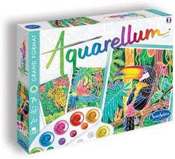 Sentosphère Aquarell Malset tropische Tiere Bastelset Kinder
