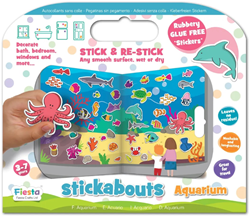 Fiesta Crafts Aquarium Sticker-Spielzeug wiederverwendbar kreativ