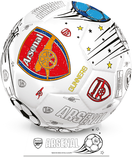 Team Merchandise Fußball Malset Arsenal - kreatives Spielzeug für Kinder