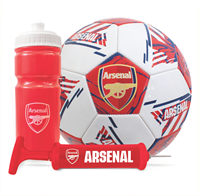 Team Merchandise Fußball Geschenkset Arsenal - mit Unterschriften und Zubehör