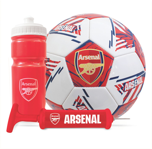 Team Merchandise Fußball Geschenkset Arsenal - mit Unterschriften und Zubehör