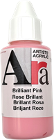 Ara Acrylfarbe Brillantrosa 100 ml - kreative Malfarbe rosa