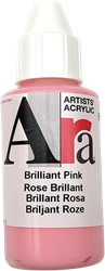 Ara Acrylfarbe Brillantrosa 100 ml - kreative Malfarbe rosa