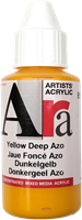 Ara Acrylfarbe Dunkel Azo Gelb 100 ml - Künstlerfarbe für leuchtende Effekte