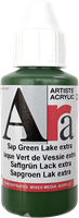 Ara Acrylfarbe grüne Farbe Sap Green Lake Extra 100 ml Künstlerfarbe