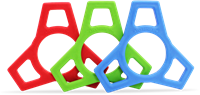 ARK Therapeutic Beißspielzeug Fidget rot für Kinder und Erwachsene Dunne, buigbare kauwfidget om te draaien, buigen en op te kauwen.-2