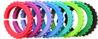 ARK Therapeutic Kau-Armband sensorisches Spielzeug Limettengrün Medium Getextureerde kauwarmband om te draaien om de pols, alternatief voor kauwen op mouwen, voor kinderen en volwassenen.-2