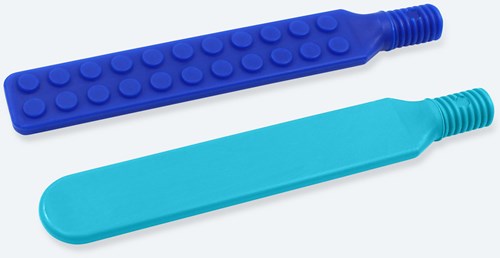 ARK Therapeutic Zungen depressor Spielzeug Zubehör Z-Vibe rot Kunststoff Opzetstuk voor de Z-Vibe voor tongheffing, lipsluiting en sensorisch mondonderzoek.-2