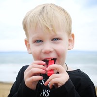 Ark Therapeutics Kaukette Spielzeug Brick Stick sensorisch XT rosa Getextureerde bakstenen kauwhanger voor sensory seekers, geeft rijke orale input voor kinderen en volwassenen.-3