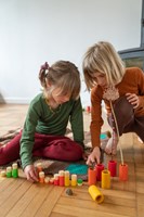 Grapat Spielset LO Holzbausteine 36-teilig Grundfarben-3