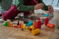 Grapat Spielset LO Holzbausteine 36-teilig Grundfarben-2