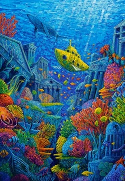 Castorland Puzzle Atlantis 1500 Teile - Kunst Legespiel