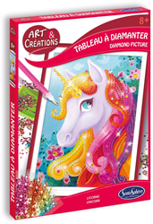 Sentosphère Diamond Canvas Einhorn Bastelset - kreatives Spielzeug