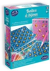 Sentosphère Diamond Canvas Schmuckkästchen Bastelset für Kinder