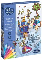 Sentosphère Fenstersticker Bastelset Märchen - kreative Aufkleberset