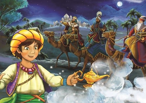 Art Puzzle 2 Puzzles - Magic Lamp - 100 Teile-2