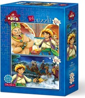 Art Puzzle 2 Puzzles - Magic Lamp - 100 Teile