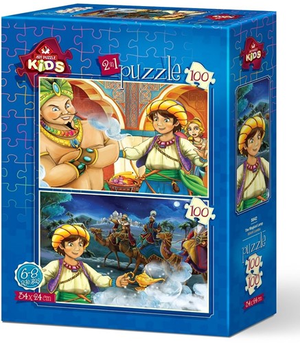 Art Puzzle 2 Puzzles - Magic Lamp - 100 Teile