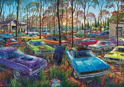 Art Puzzle Puzzle Auto Graveyard - 1000 Teile Puzzlespaß