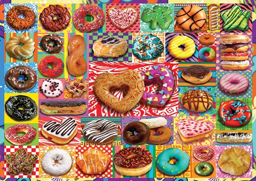 Art Puzzle Puzzle Doughnuts - 500 Teile buntes Puzzlespaß