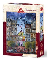 Art Puzzle Puzzle Dream Street 500 Teile buntes Spielzeug-2