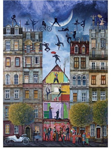 Art Puzzle Puzzle Dream Street 500 Teile buntes Spielzeug