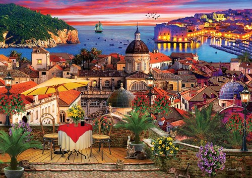 Art Puzzle Puzzle Dubrovnik - 1000 Teile Erwachsenenpuzzle Karton