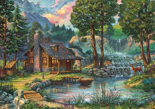 Art Puzzle Puzzle Fairytale House - 1000 Teile Märchenhaus