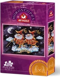 Art Puzzle Horoscope - Gemini -  Teile