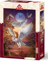 Art Puzzle Puzzle Moonlight Owls - 1000 Teile Karton-2