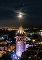 Art Puzzle Neon Puzzle - Galata-Turm - 1000 Teile