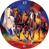 Art Puzzle Puzzle Uhr Pferde - Tiere Puzzle 570 Teile