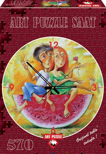 Art Puzzle Puzzle-Uhr - Ich Liebe Dich... - 570 Teile-2