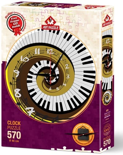 Art Puzzle Puzzle Clock - Rhythm of Time -  Teile-2