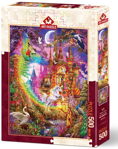 Art Puzzle Schloss Regenbogen - 500 Teile-2