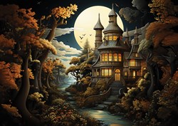 Art Puzzle Puzzle Rokoko Landhaus - 2000 Teile Puzzle Spaß