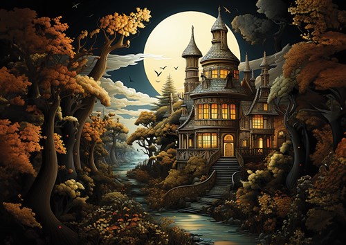 Art Puzzle Puzzle Rokoko Landhaus - 2000 Teile Puzzle Spaß