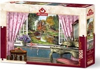 Art Puzzle Das Schloss in meinem Fenster - 1500 Teile-2